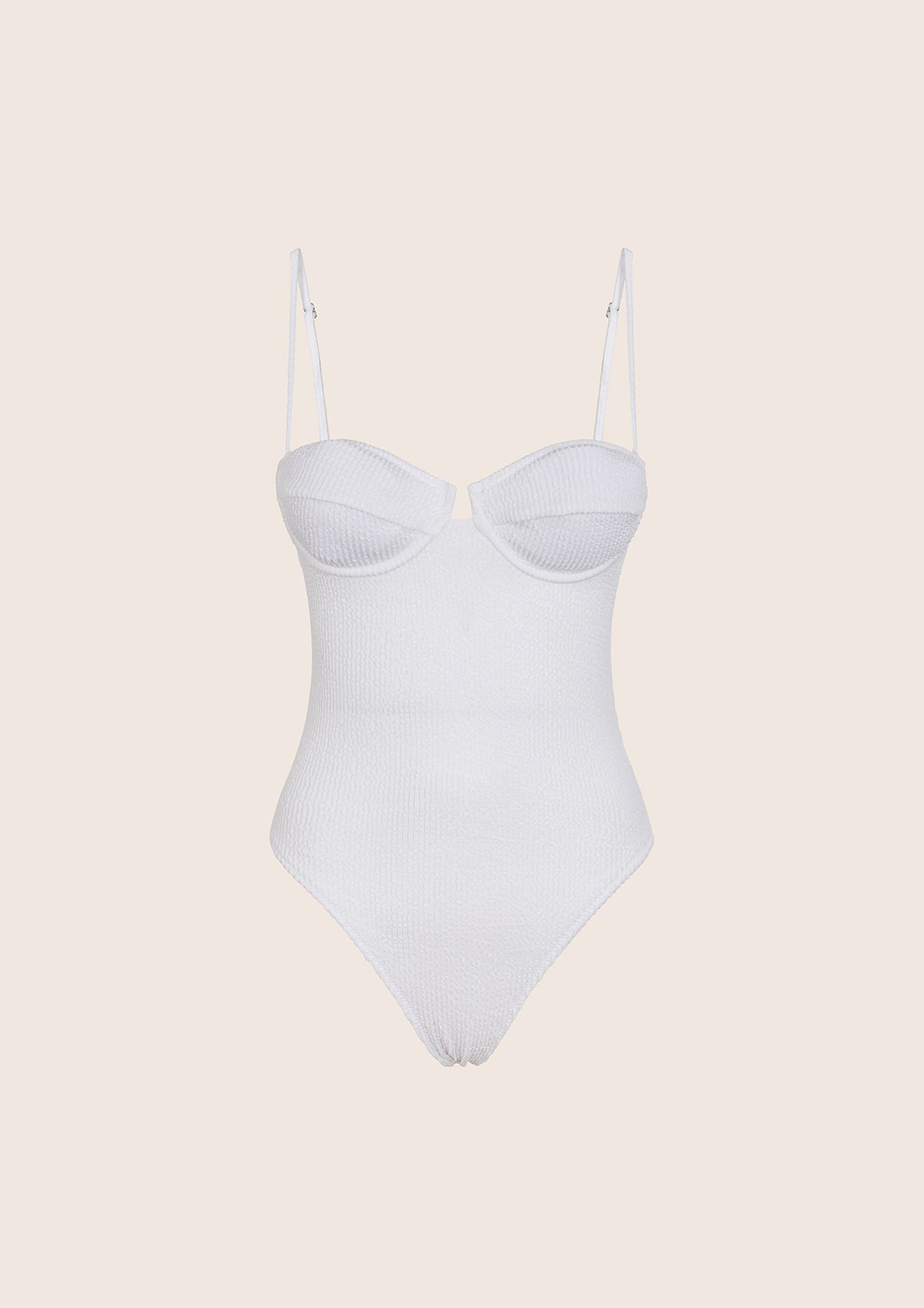 Monokini con Ferretto Donna F**K Bianco 1240-WH