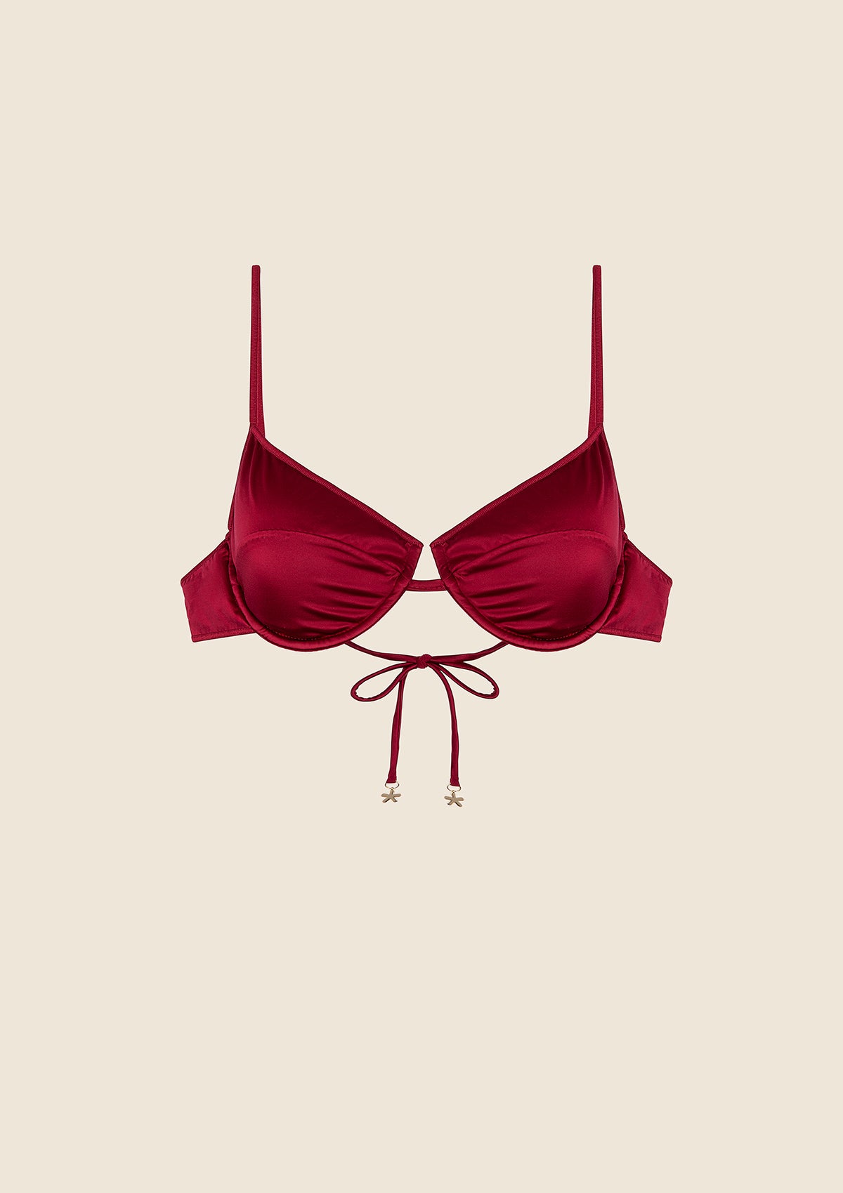 Image of Reggiseno con Ferretto Donna F**K Bordeaux 1300-BD