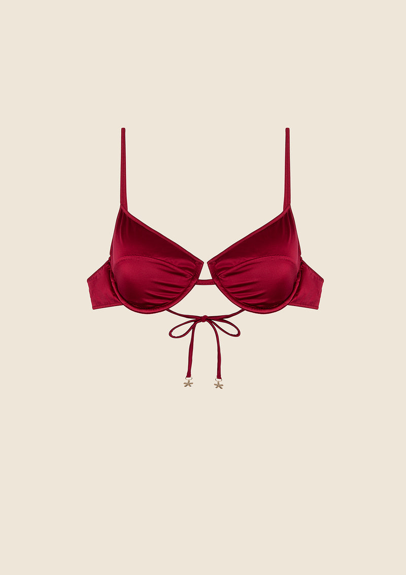 Reggiseno con Ferretto Donna F**K Bordeaux 1300-BD