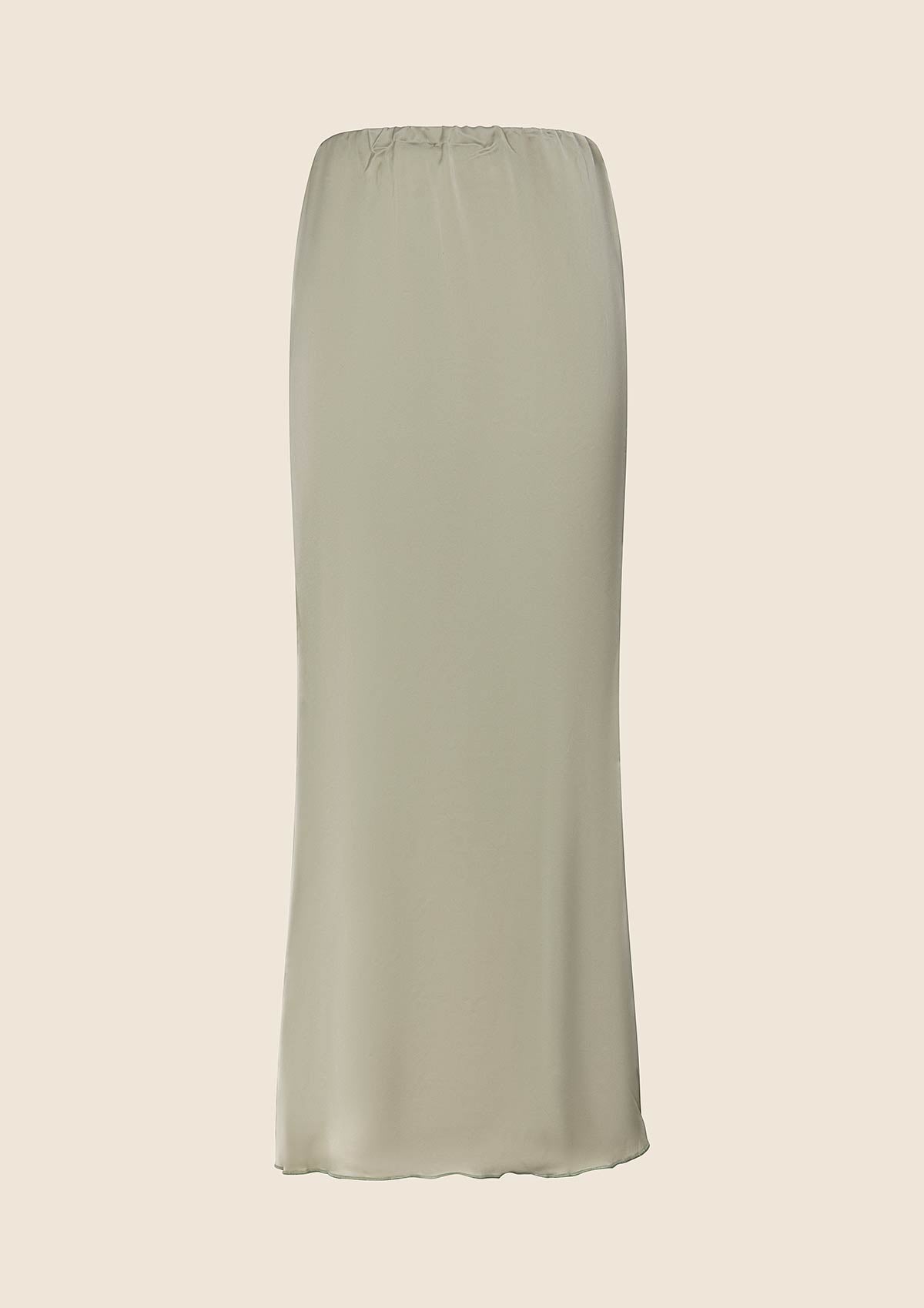 Image of Duga ženska suknja F**K Zelena 1373-ln