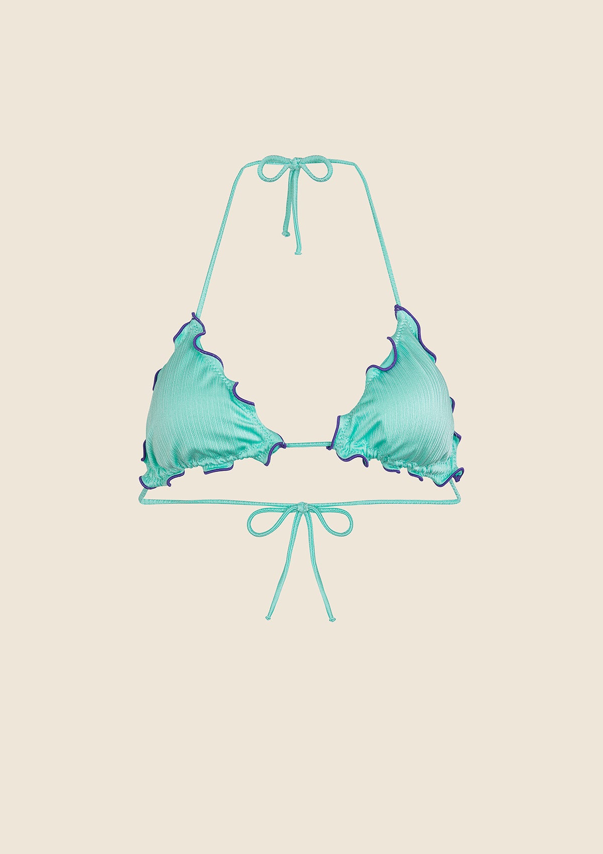 Triangolo regolabile Donna F**K Verde Acqua 1920-AQ