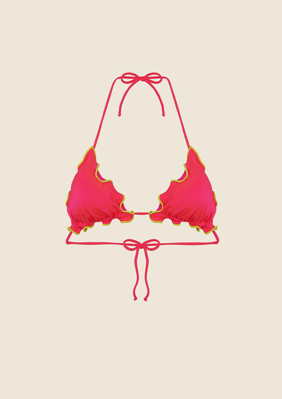 Image of Triangolo regolabile Donna F**K Fucsia Fluo 1920-FF