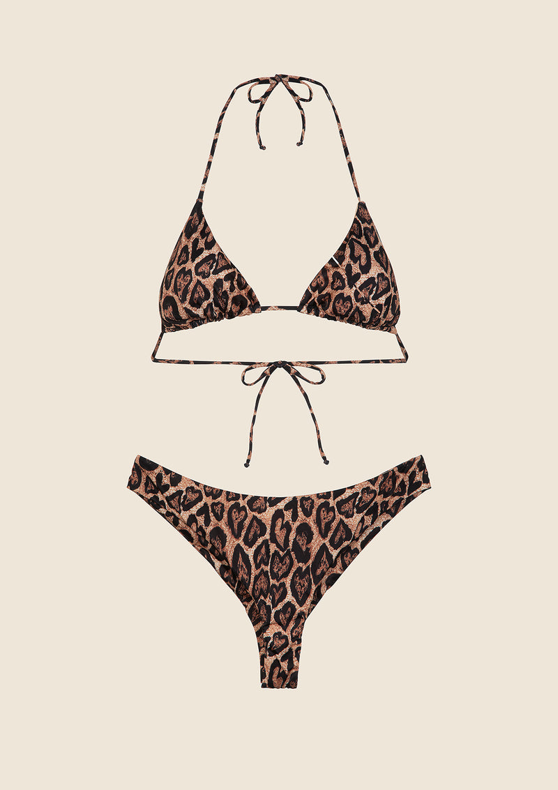 Bikini Donna F**K Triangolo con Slip Americano Fisso Fantasia 2100-X26