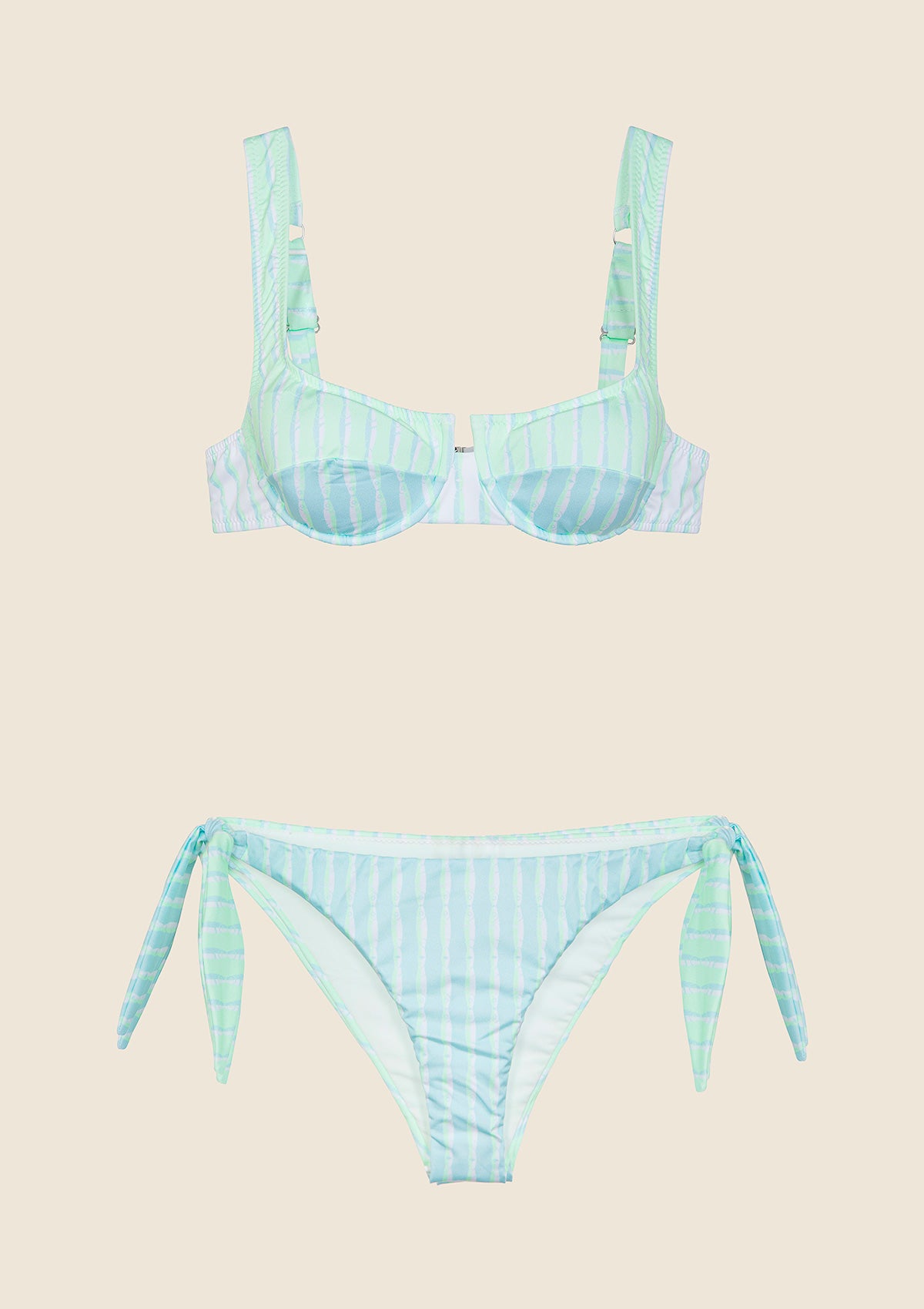 Kobieta bikini F**K Stanik z ferretto e Slip Regulowana fantazja 2152-x37