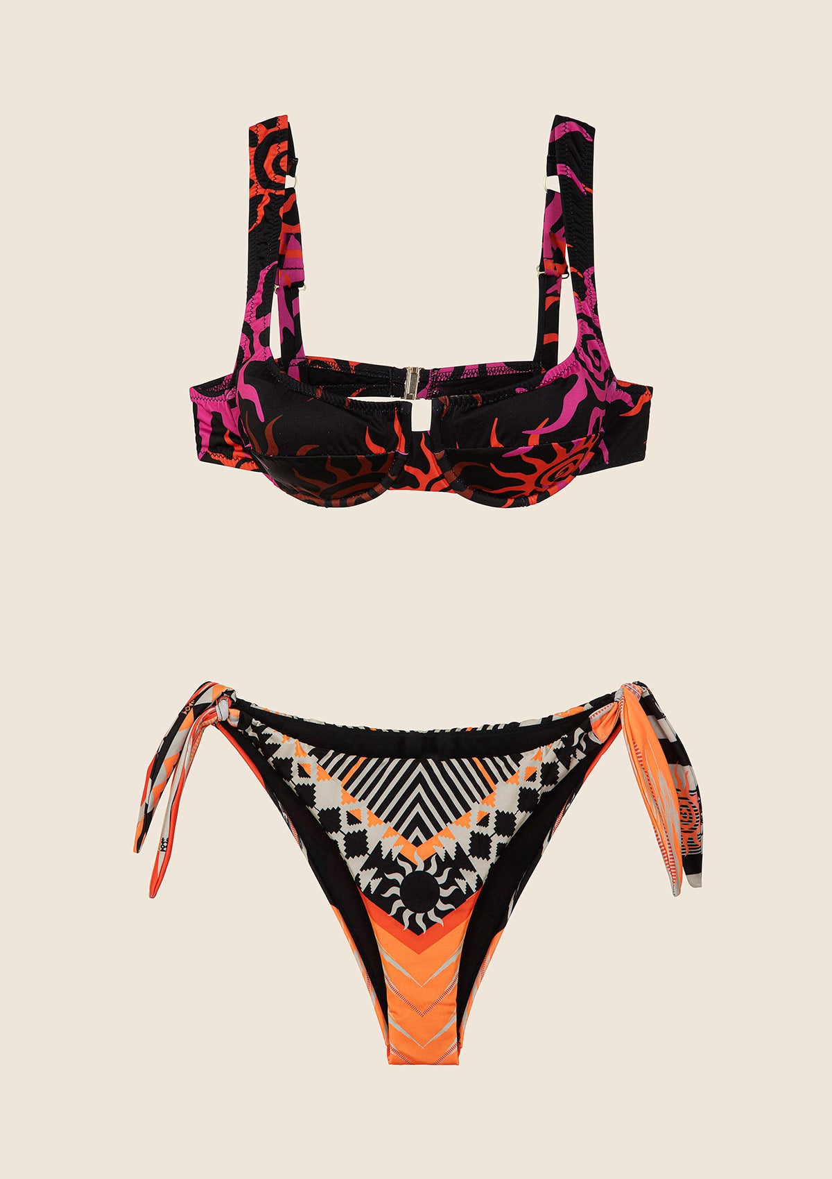 Mujer bikini F**K Bra con Ferretto E Slip Fantasía ajustable 2162-x06