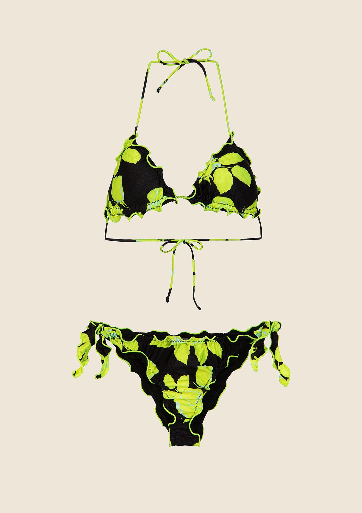 Image of Mujer bikini F**K Triángulo con Slip Fantasía ajustable 2206-X41