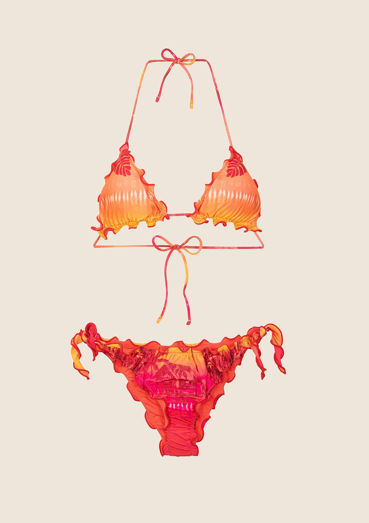 Image of Mujer bikini F**K Triángulo con Slip Fantasía ajustable 2210-X17