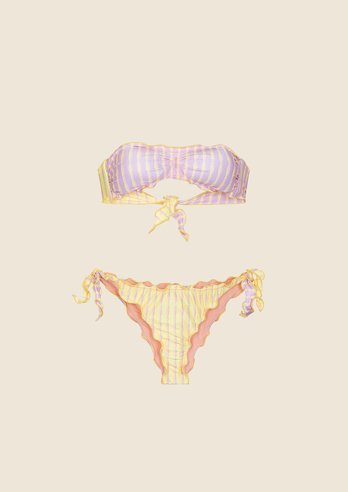 Image of Bikini Donna F**K Fascia con Slip Regolabile Fantasia 2227-X37