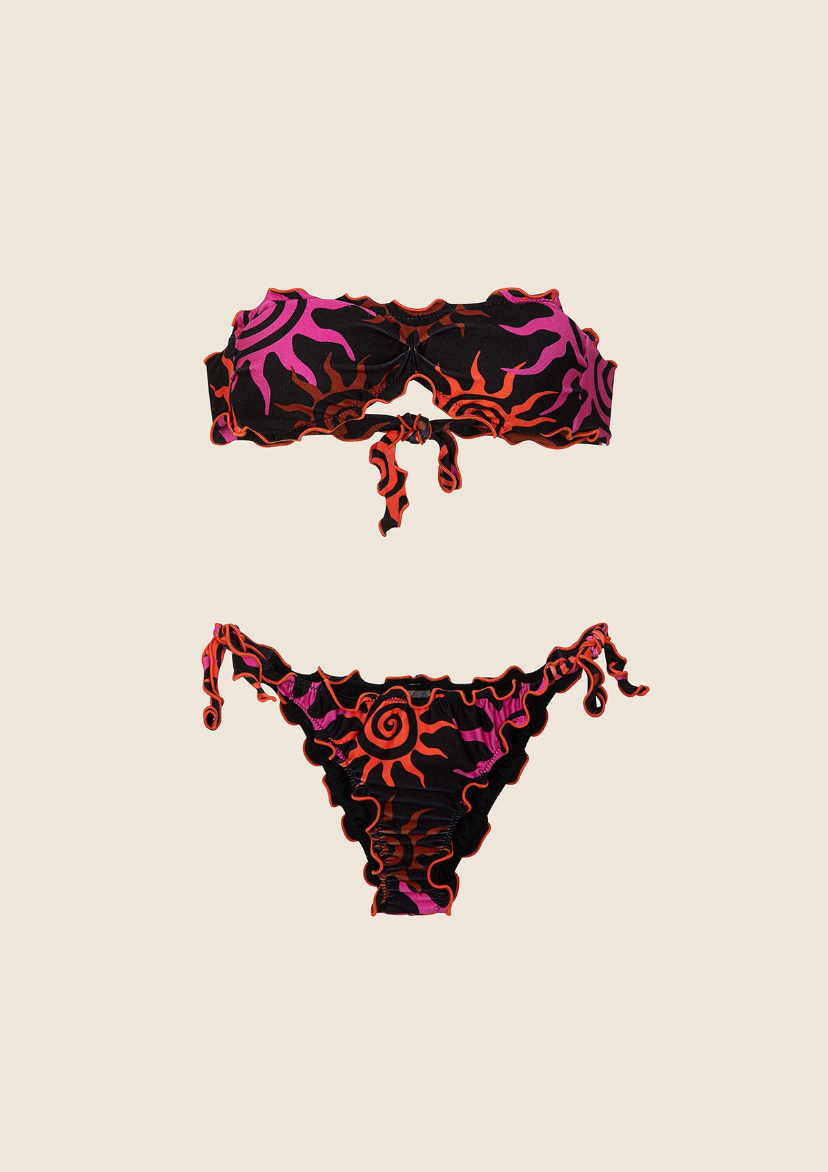 BIKINI FASCIA E SLIP NODI BRASILIANO REGOLABILE FROU FROU WALLPAPER - – Solera Boutique BIKINI FASCIA E SLIP NODI BRASILIANO REGOLABILE FROU FROU WALLPAPER - – Solera Boutique
