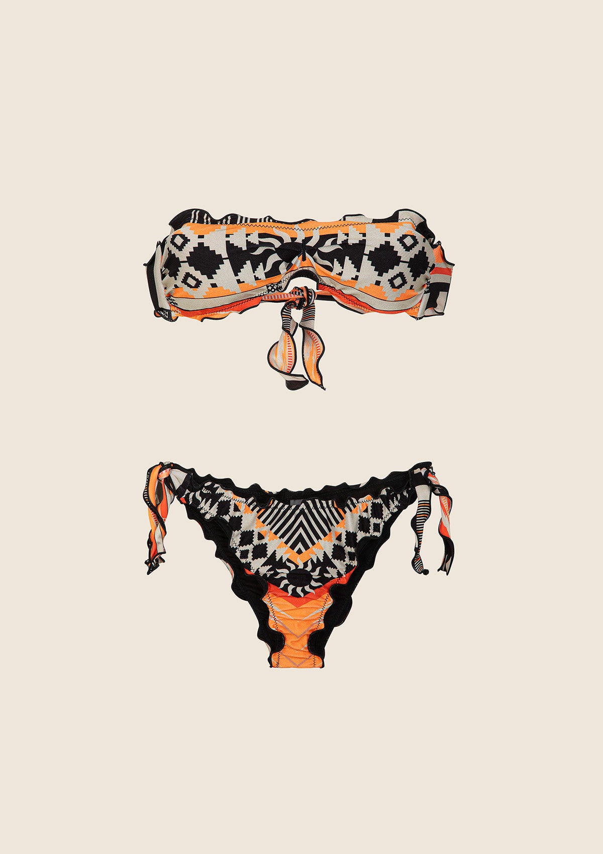 BIKINI TRIANGOLO E SLIP NODI REGOLABILE FROU FROU ETHOS F**K - Chic BIKINI TRIANGOLO E SLIP NODI REGOLABILE FROU FROU ETHOS F**K - Chic