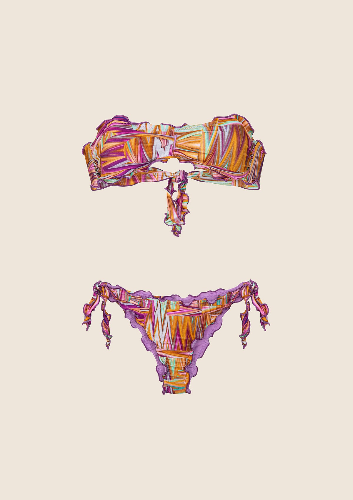 Image of Bikini Donna F**K Fascia con Slip Regolabile Fantasia 2239-X07