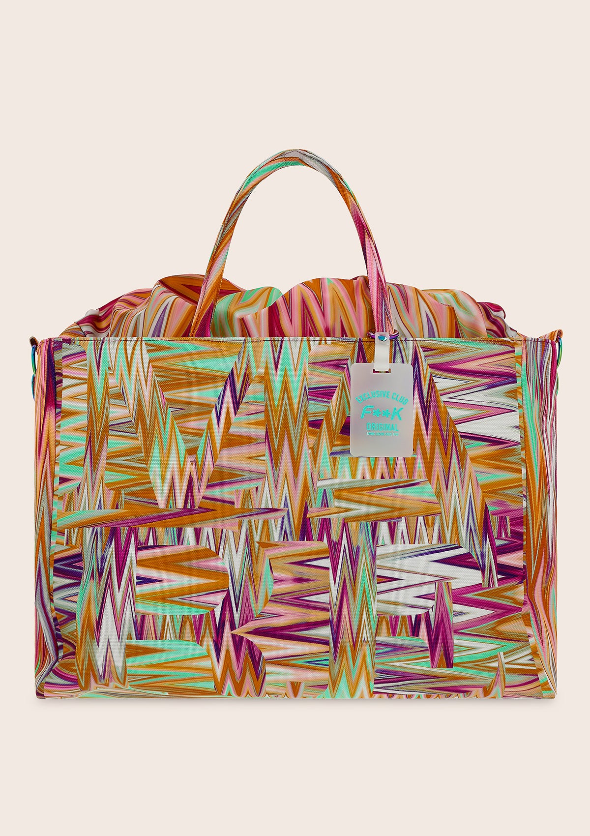 Bolsa de Playa Mujer de lona F**K Fantasía A030-X11