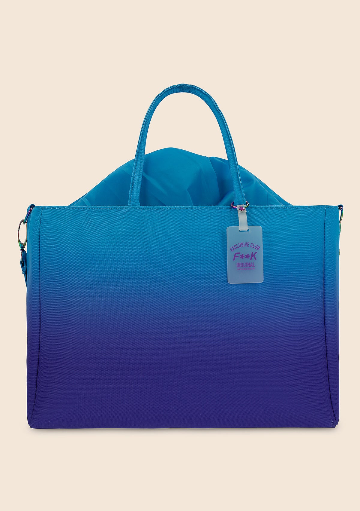 Bolsa de Playa Mujer de lona F**K Fantasía A030-X46