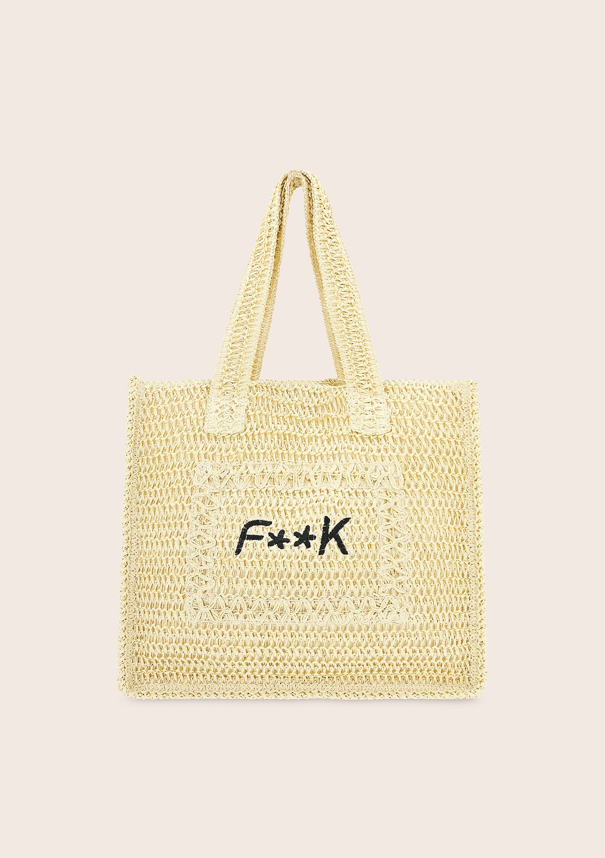 Sommertasche Frau F**K Beige A055-Bg