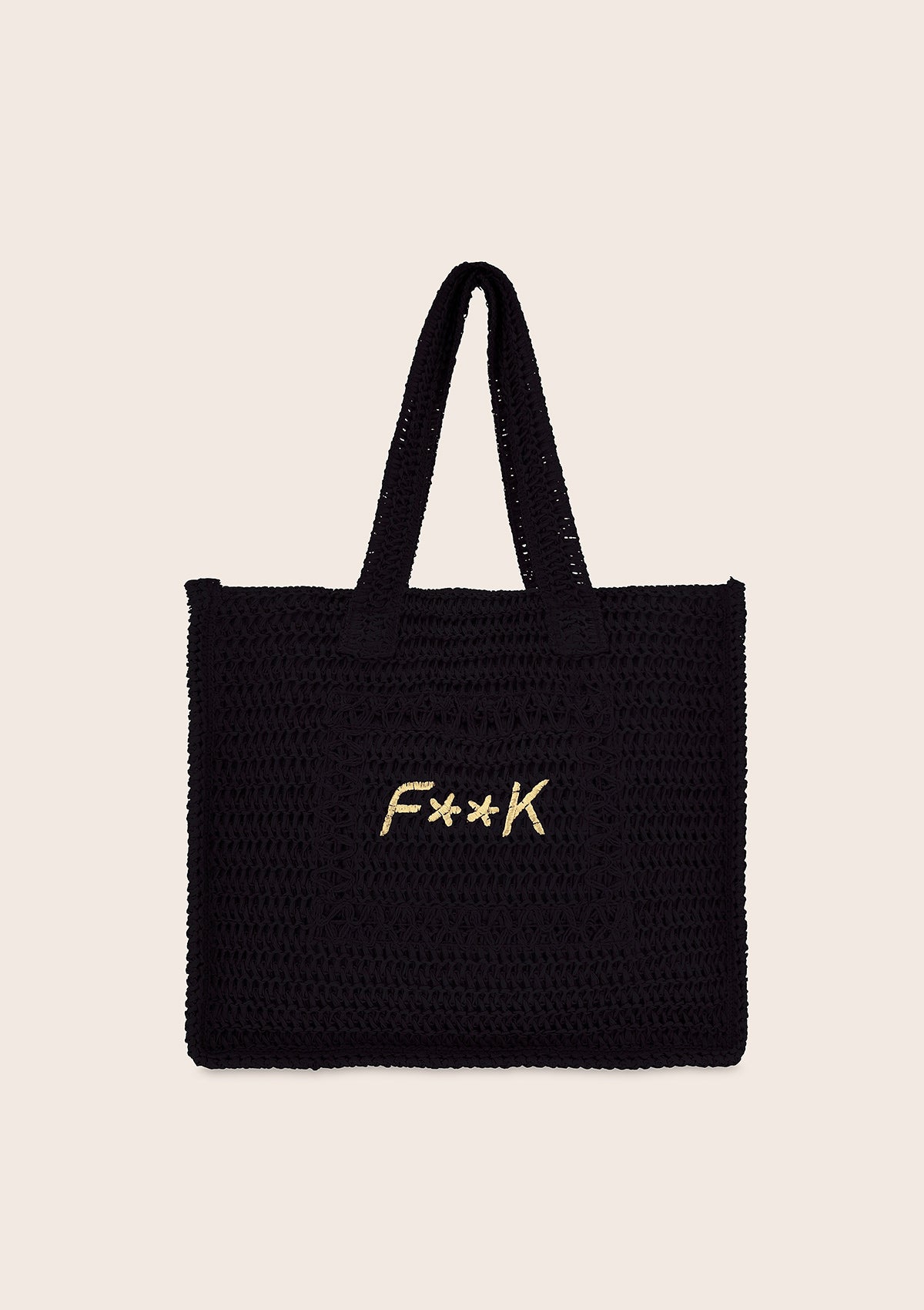 TOTE GRUA BAG SUMME F ** K BLACK A055-BK