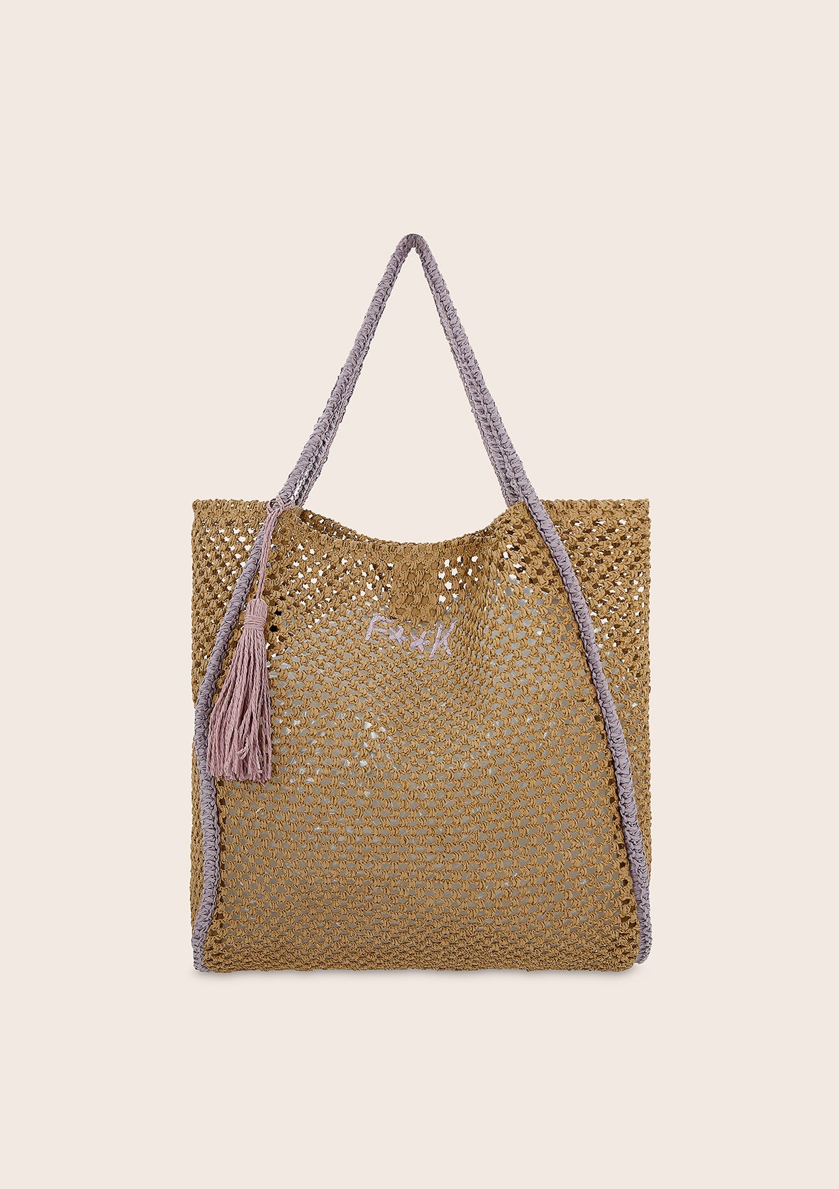 Tote Summer Bag Donna F**K Lilla A056-LC