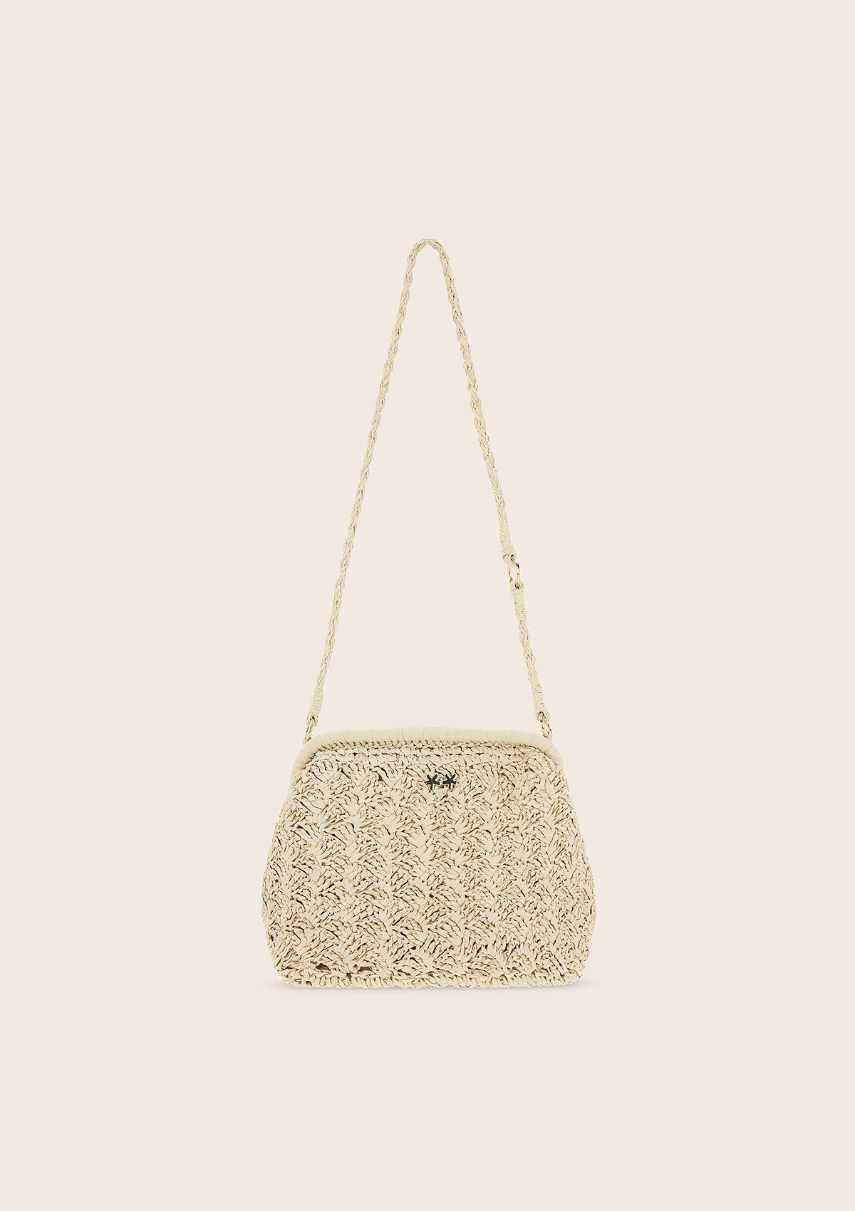 Clutch Bag Frau F**K Beige A057-Bg
