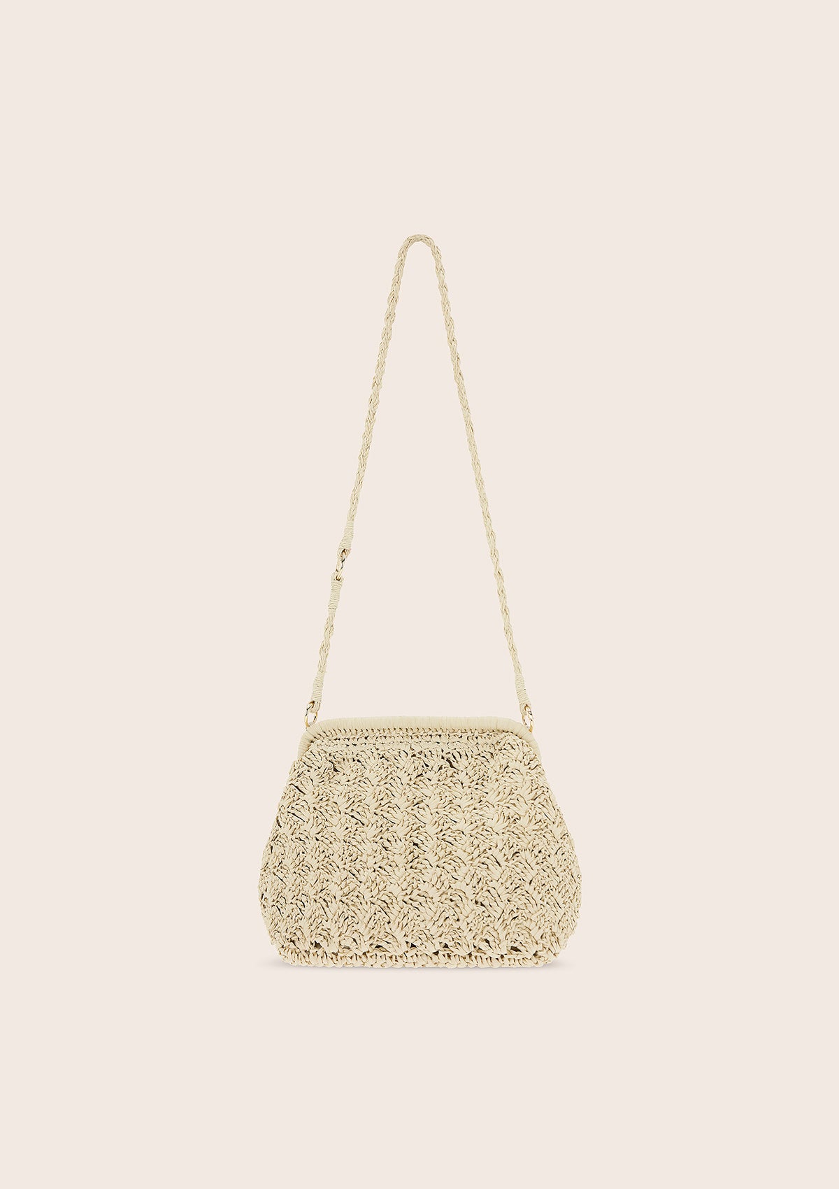 Clutch Bag Frau F**K Beige A057-Bg