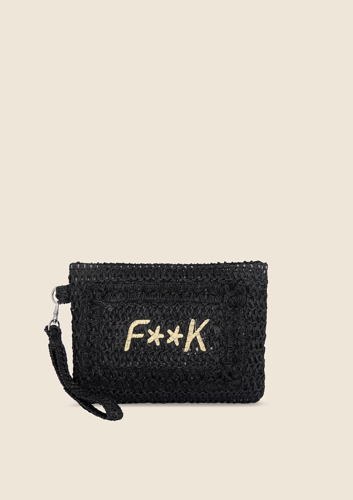 Mini Bag Bag Bag Woman F ** K Black A059-Bk