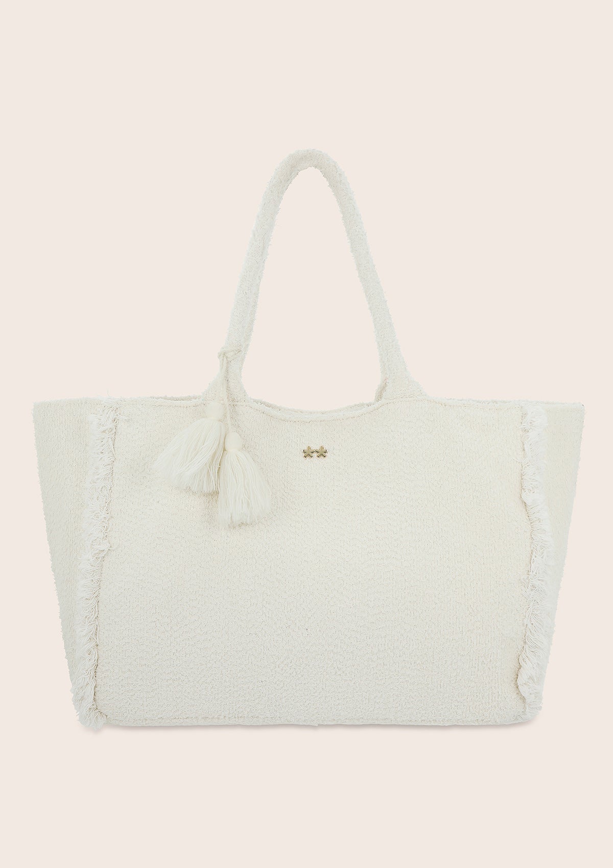 Bolsa de Playa Mujer F**K White A075-WH