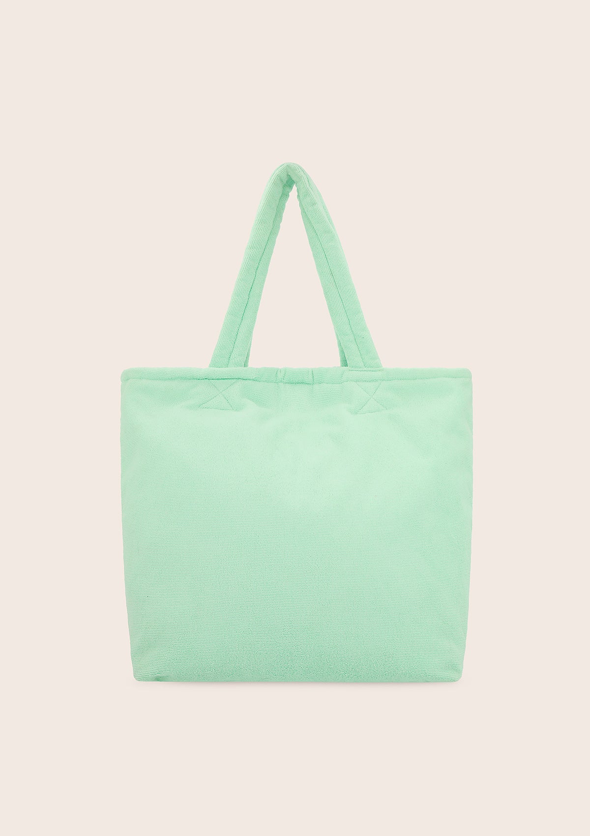 Tote Summer Bag Woman F**K Agua verde A085-AQ