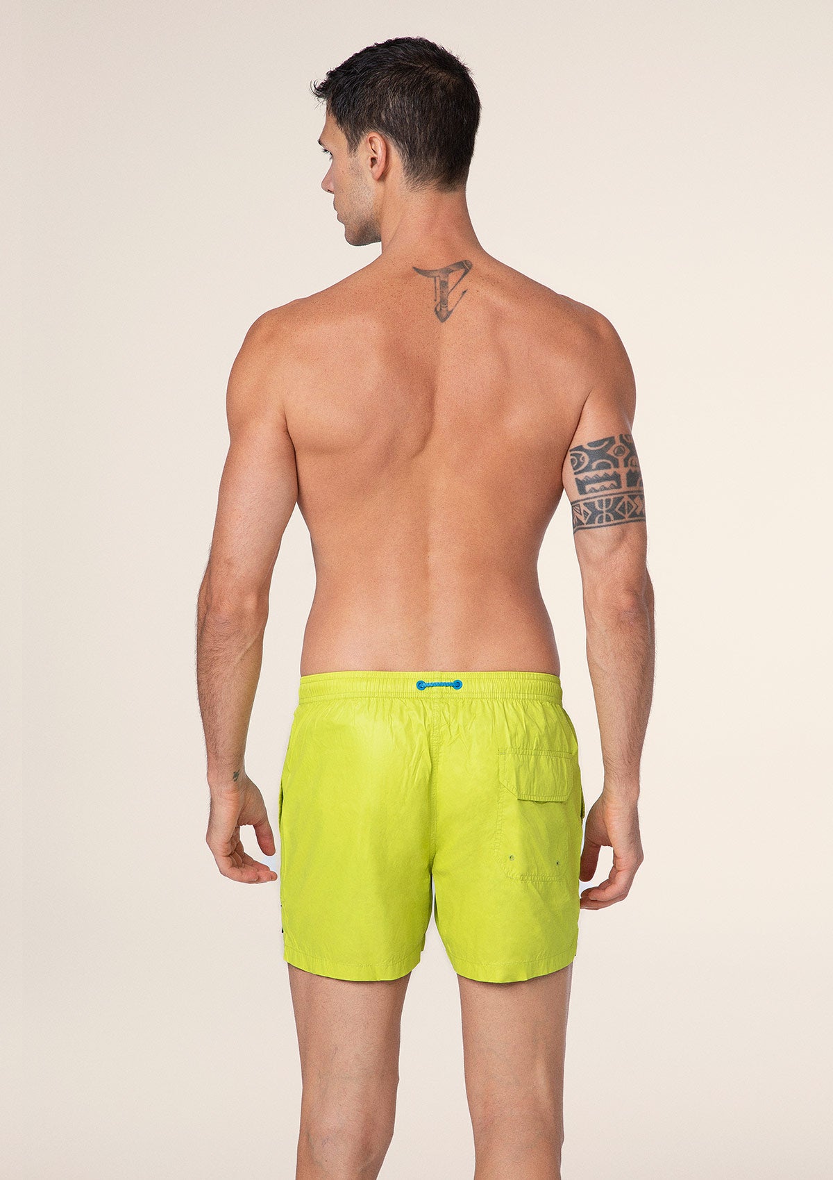 Shorts Uomo F**K Lime M01BU02-LI