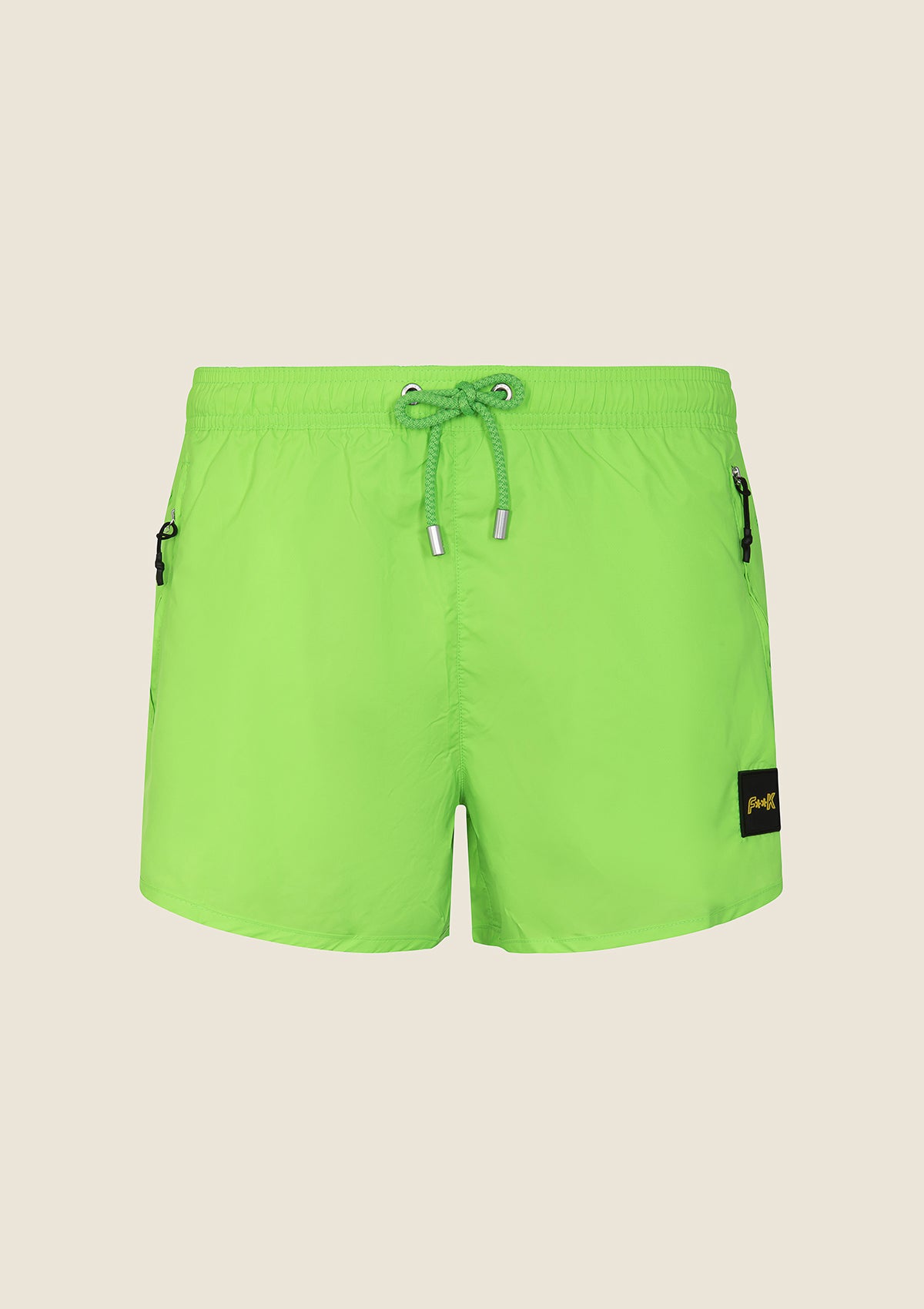 Image of Szorty człowieku F**K Fluo Green M01BU03-FG