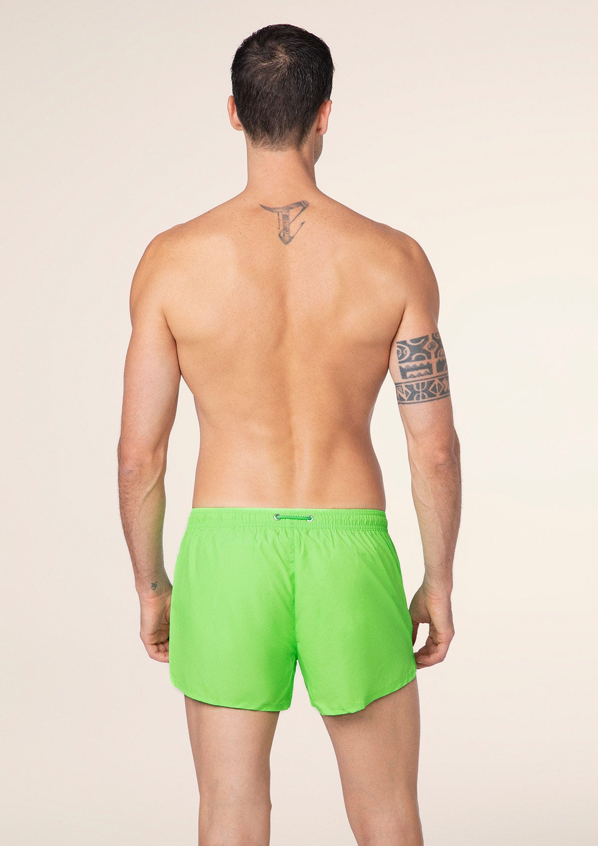 Szorty człowieku F**K Fluo Green M01BU03-FG