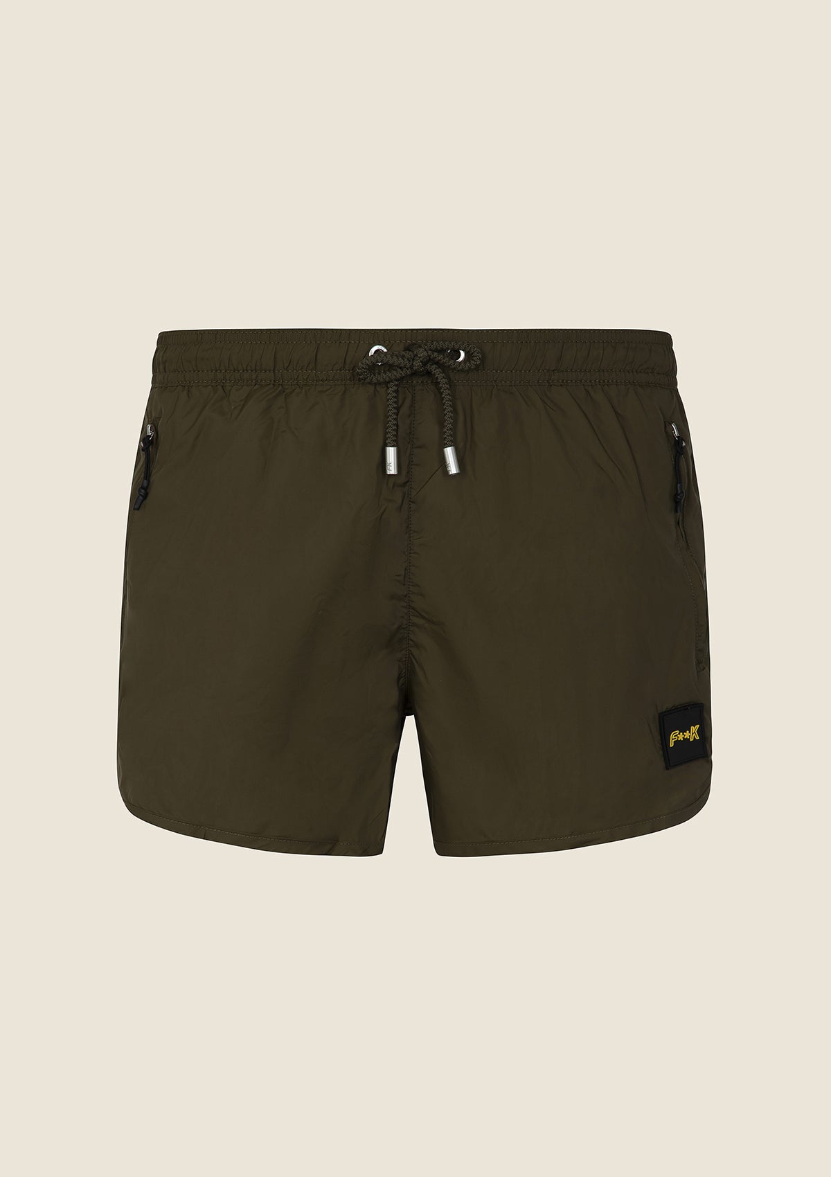 Image of Shorts cara F**K Green militar M01BU03-MG