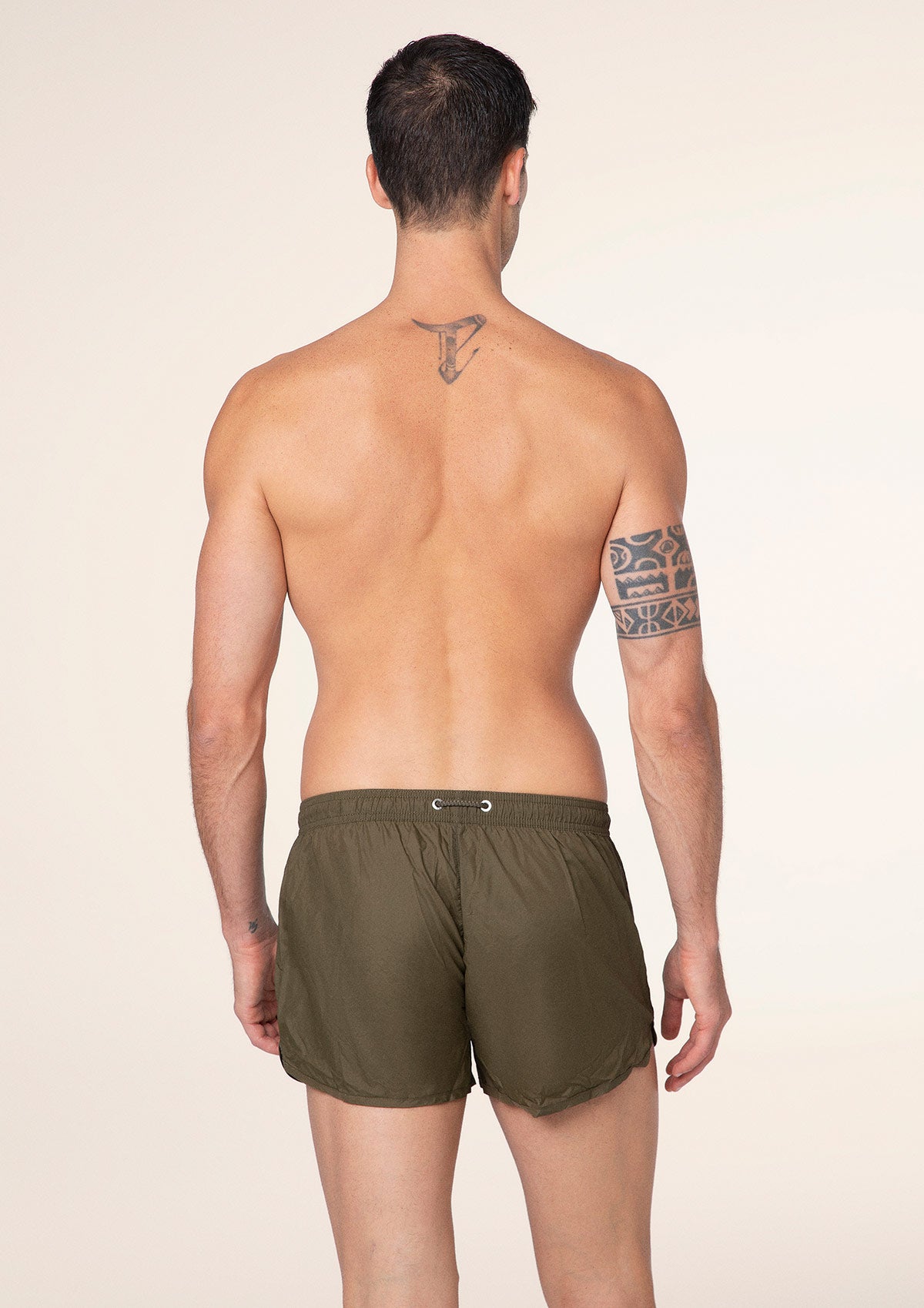 Shorts cara F**K Green militar M01BU03-MG
