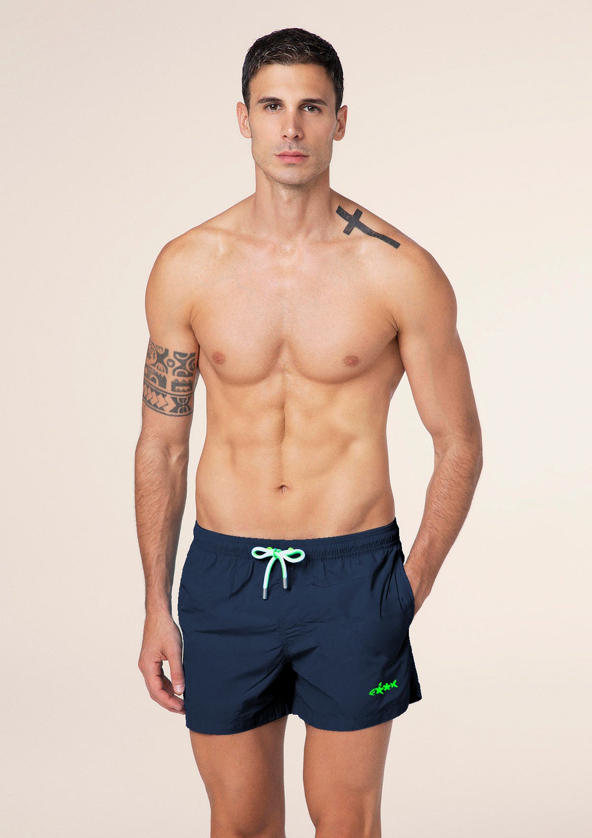 Shorts Uomo F**K Blu M01BU05-BU