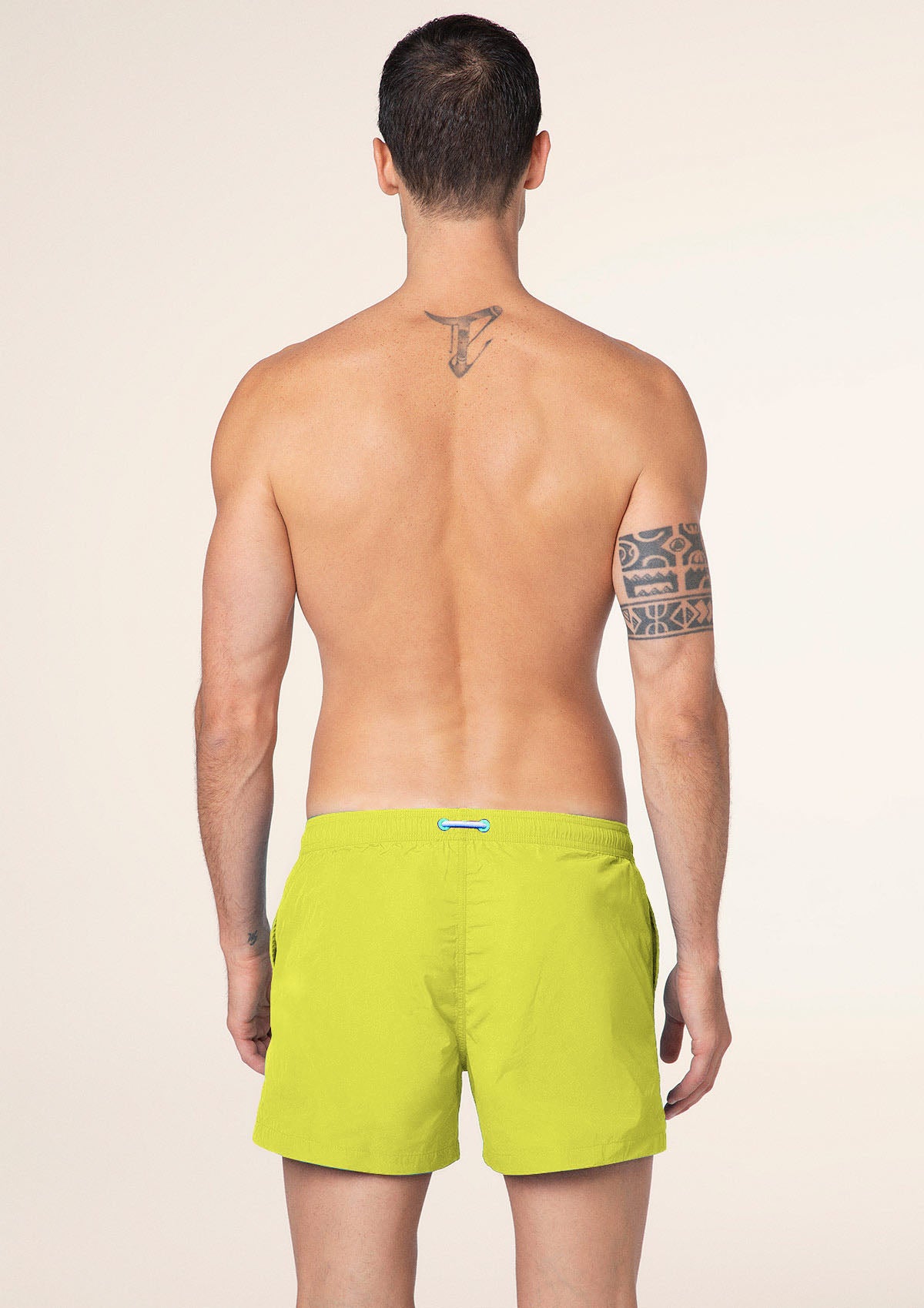 Shorts cara F**K Lime M01BU05-LI