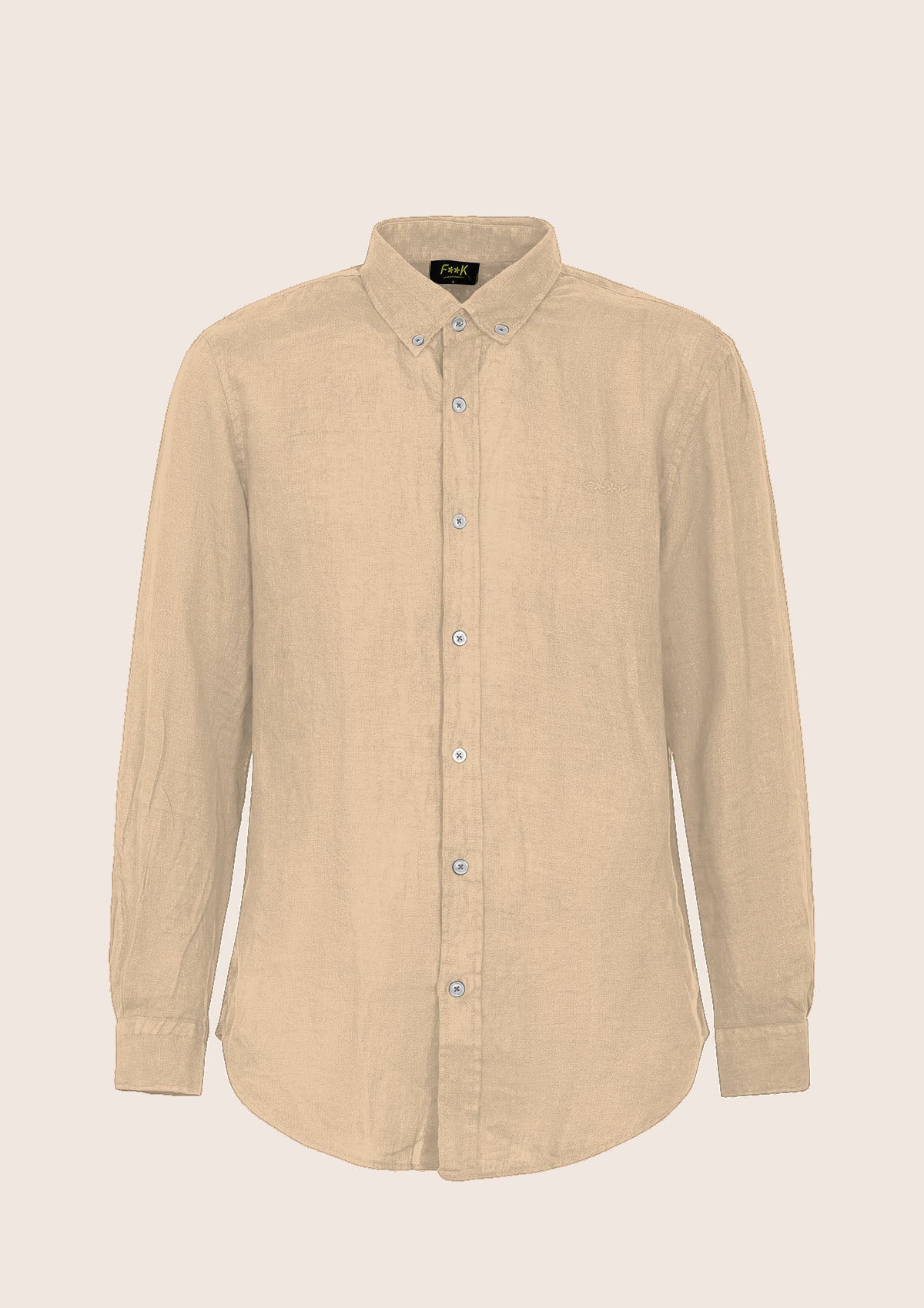 Image of Këmishë për burra f ** k bezhë m01cl40-bg