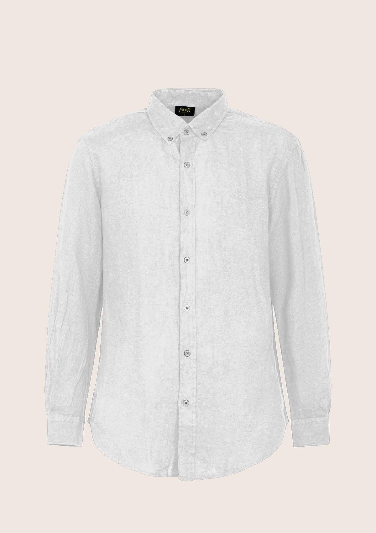 Άνδρας πουκάμισο F**K Λευκό M01CL40-WH