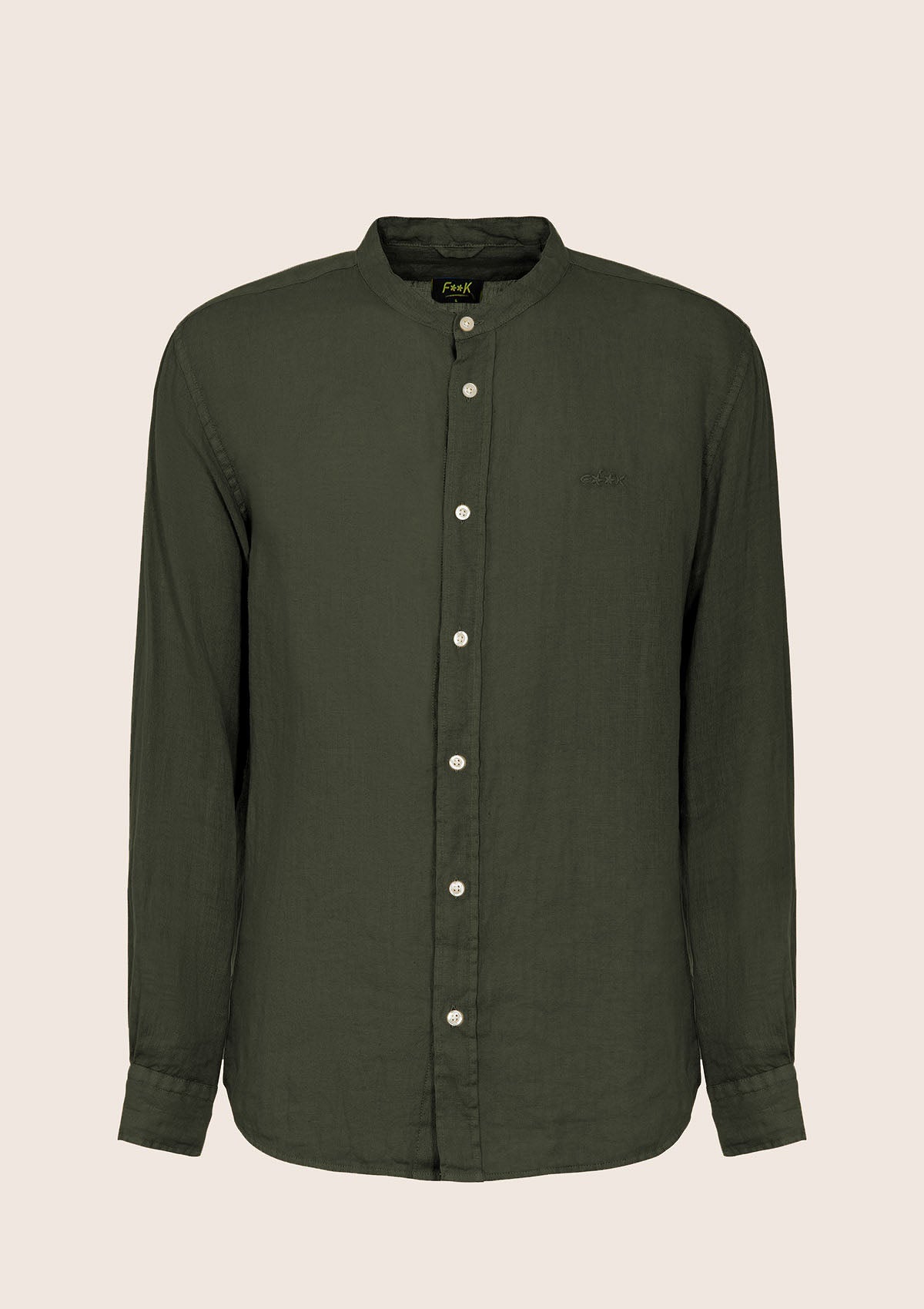 Image of Άνδρας πουκάμισο F**K Στρατιωτικό πράσινο M01CL41-MG