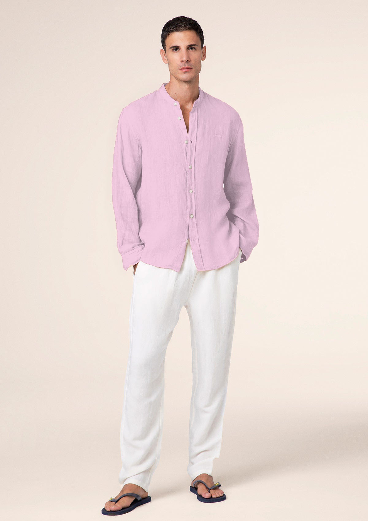 Άνδρας πουκάμισο F**K ROSA M01CL41-PK