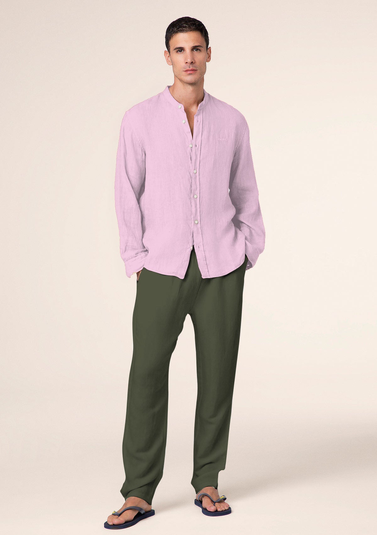 Pantalone Uomo F**K Verde Militare M01PL43-MG