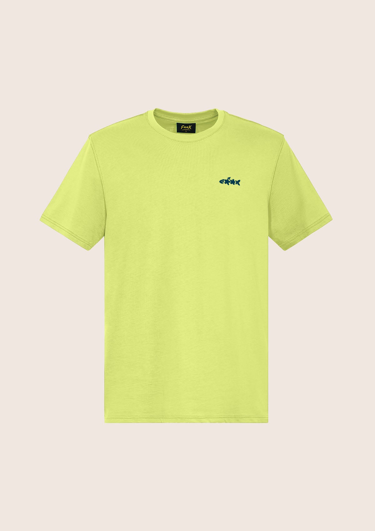 T-shirt për burra f ** k Fluo të verdhë M01TS70-FY