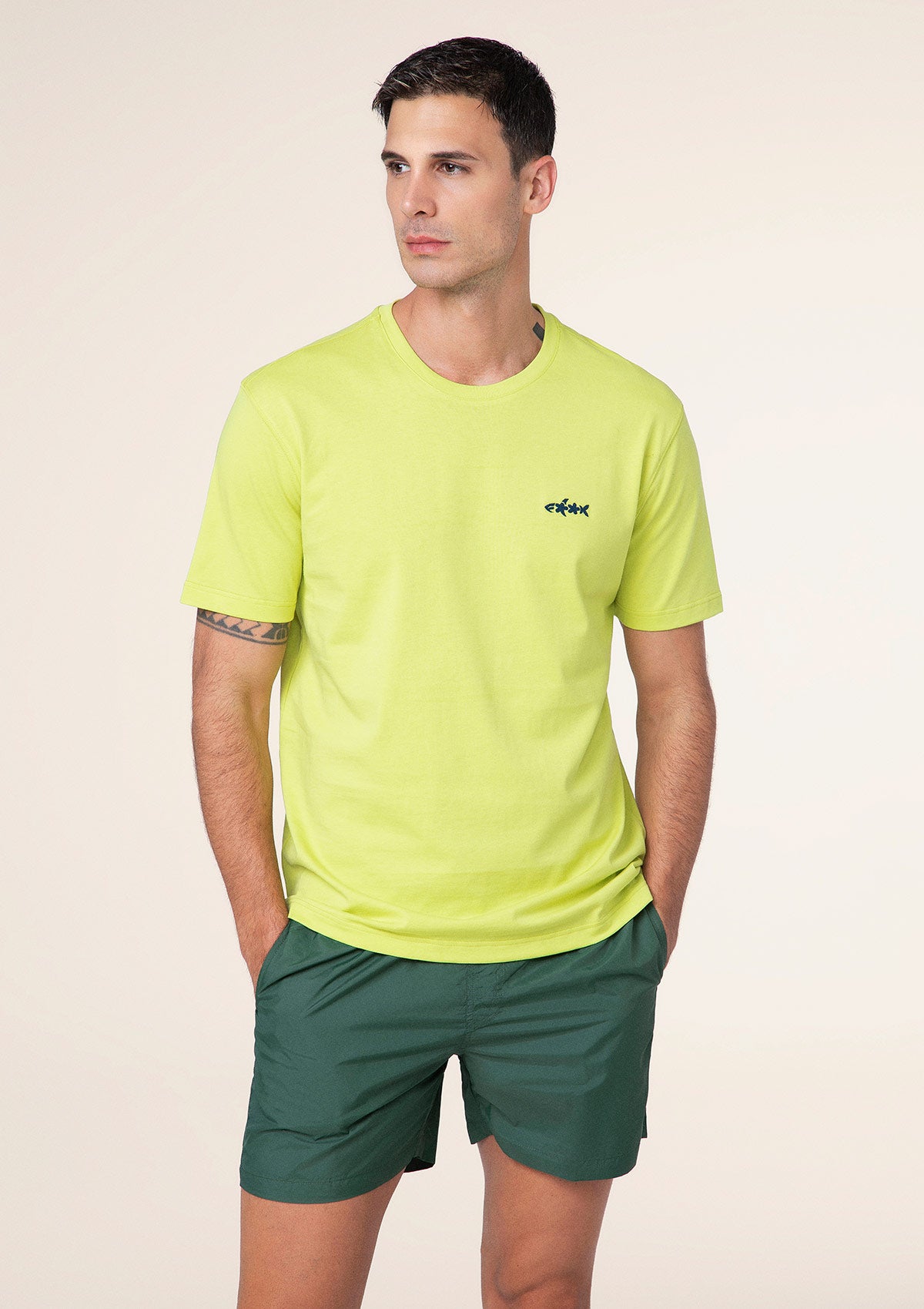 Men's T-shirt F**K Lime m01s70-li