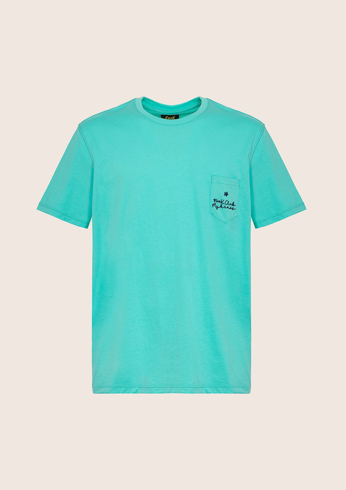 Image of Men's T-shirt F**K Water green m01s72-AQ