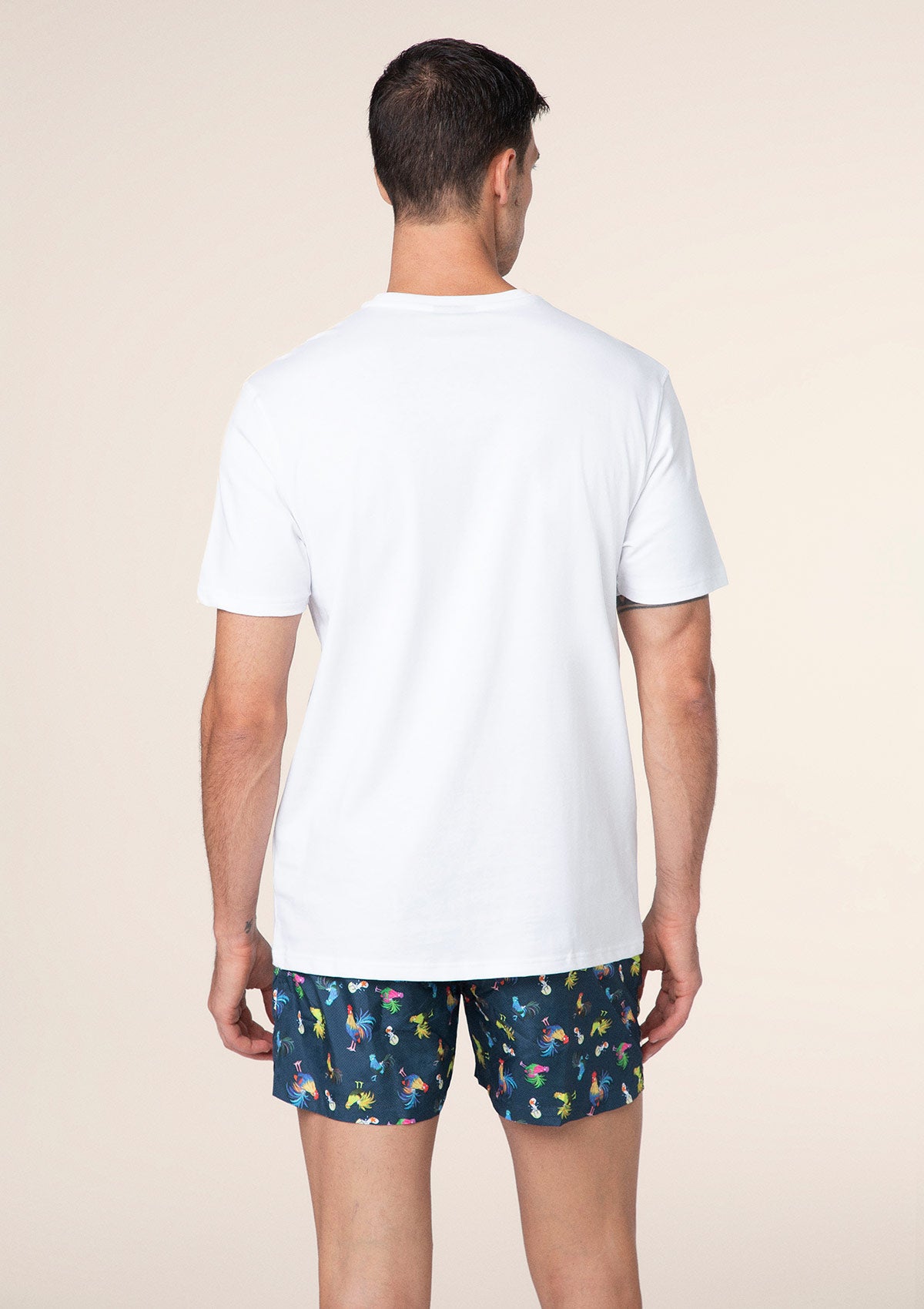 Męska koszulka F**K Biały M01TS72-WH