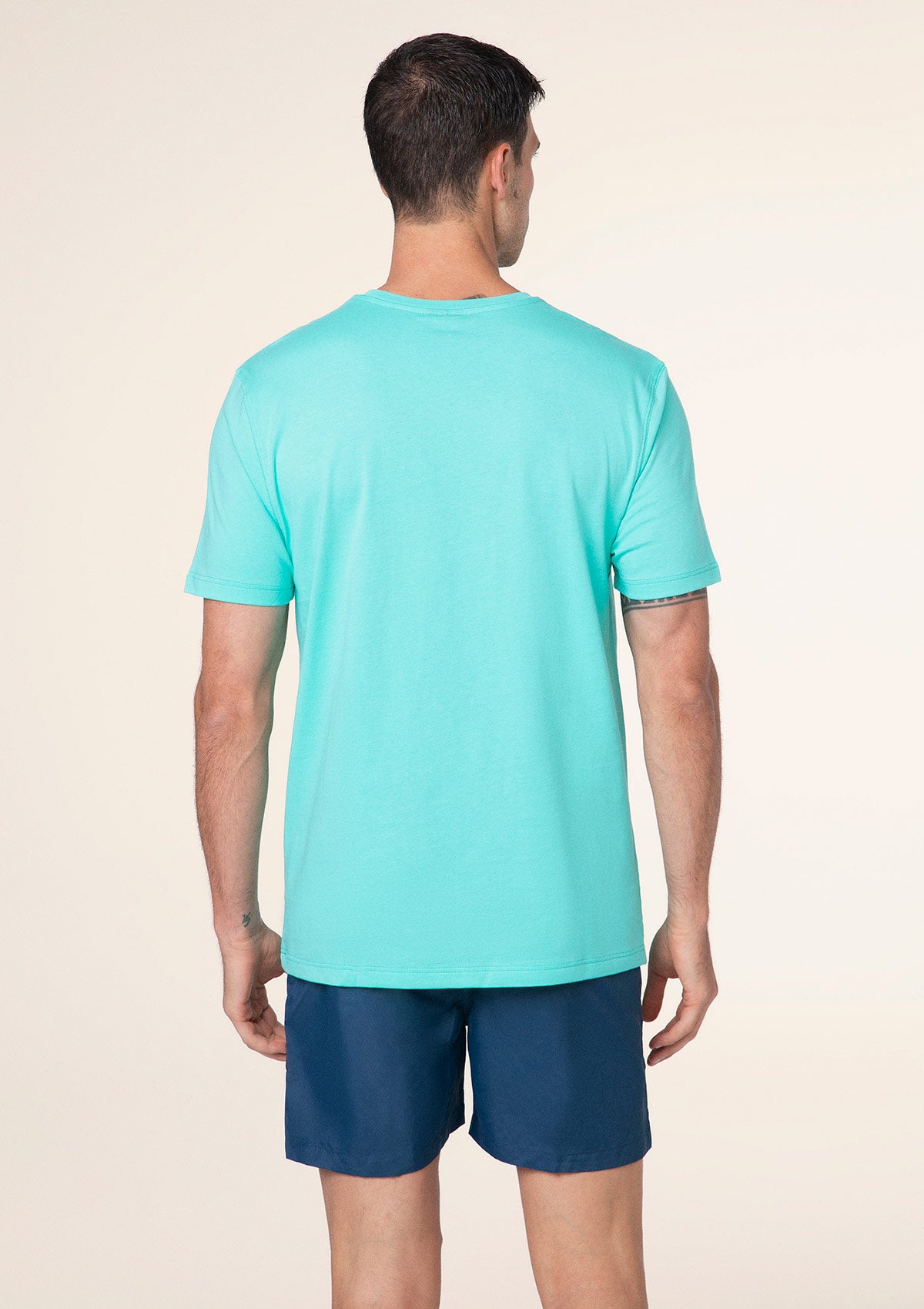 T-Shirt Uomo F**K Verde Acqua M01TS74-AQ