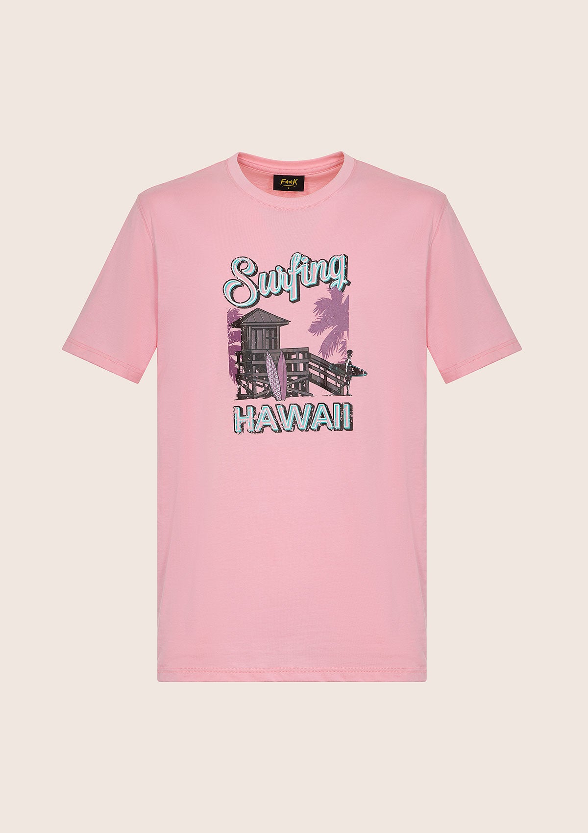 T-Shirt Uomo F**K Rosa M01TS74-PK