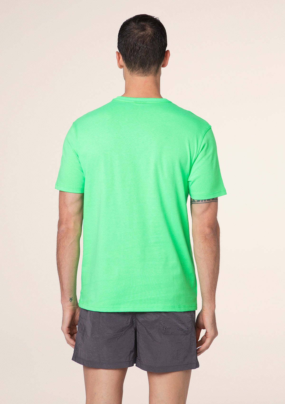 Men's T-shirt F**K Fluo green m01s84-FG