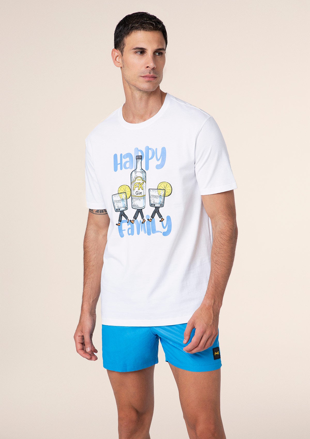 Men's T-shirt F**K White M01TS84-WH