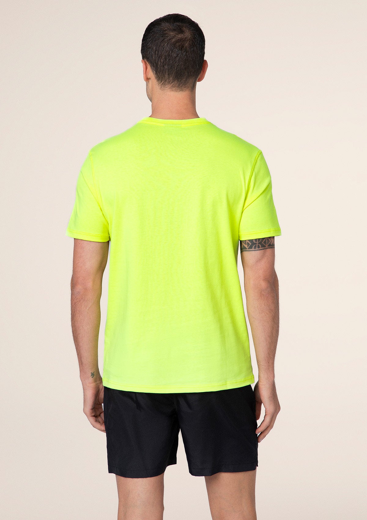 Men's T-shirt F**K Fluo yellow m01s86-fy