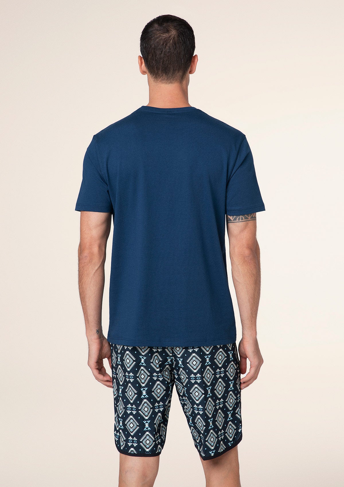 Camiseta para hombres F**K Azul M01TS90-BU