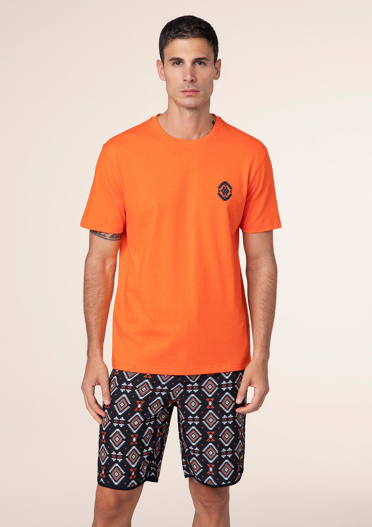 Men's T-shirt F**K Orange m01s90-organ