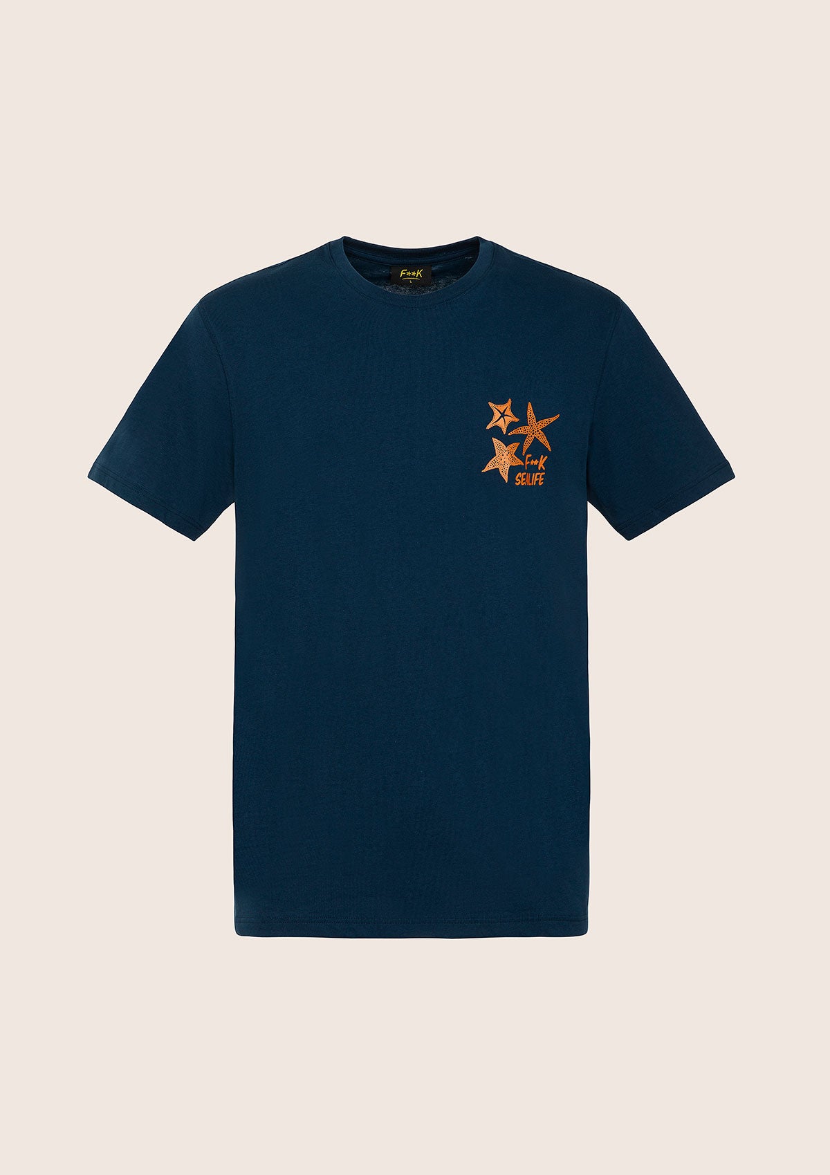 Image of T-shirt për burra f ** k blu m01ts92-bu