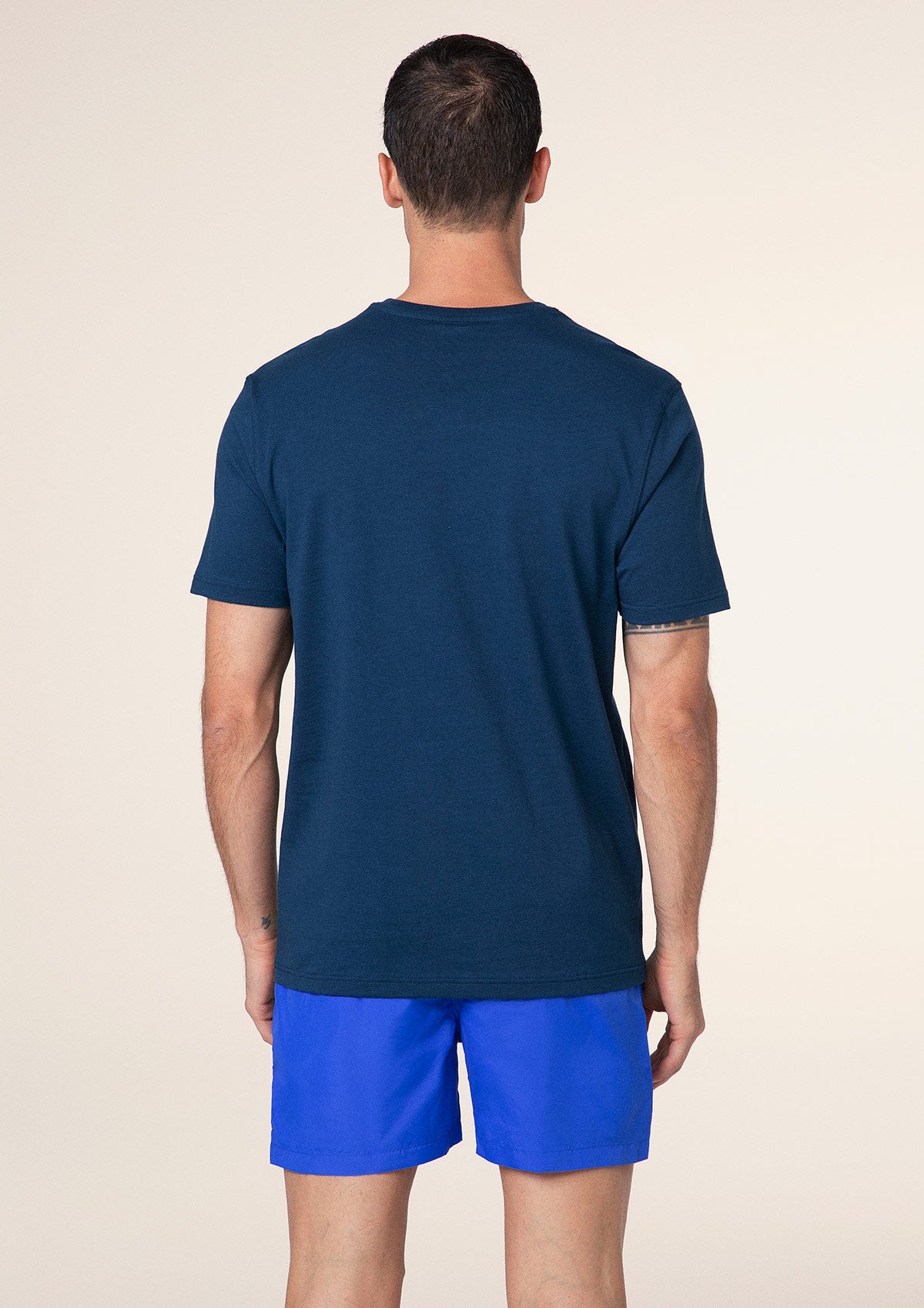 تي شيرت الرجال f ** k Blu M01TS93-BU